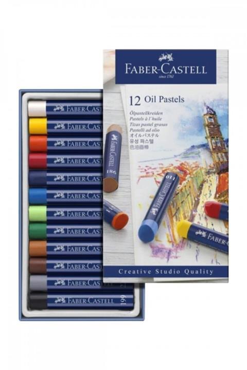Faber Castell Creative Studio Yağlı Pastel Boya 12 Renk