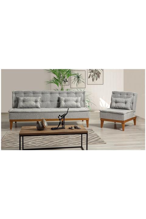 Vivense Gri Koltuk Takımı