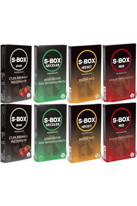 SBox 8 Adet Karma Prezervatif Seti 12li