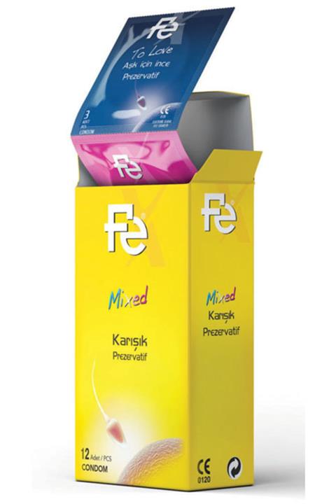 Fe Mixed Karışık Prezervatif 12 Adet