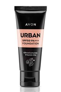 AVON Urban 50 SPF PA+++ Fondöten - Light Medium