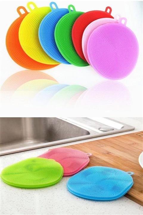 SOYDERE Silikon Bulaşık Yıkama Fırçası Tükenmeyen 2 Adet