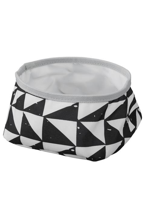 Modern Pet Lurvig Katlanabilir Kumaş Mama Kabı Siyah Beyaz 16cm 1litre -lrvg16cm