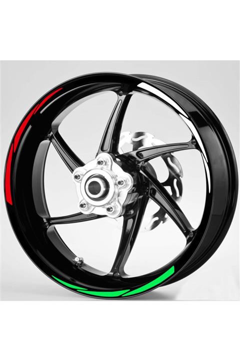 Çınar Extreme Italy Desing 3 Renk 3 Parçalı Reflektif Jant Şeridi Sticker