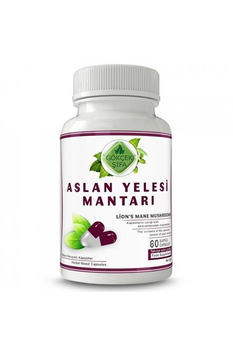 Gökçek Şifa Aslan Yelesi Kapsül - 60 Kapsül X 1000mg