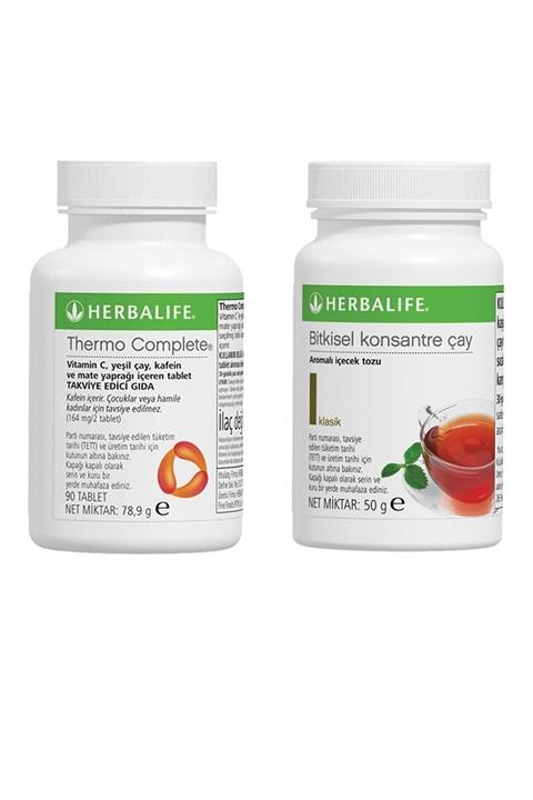 Herbalife Set 1 Adet Thermo Complete 90 Tablet Ve 1 Adet Klasik Çay 50gr