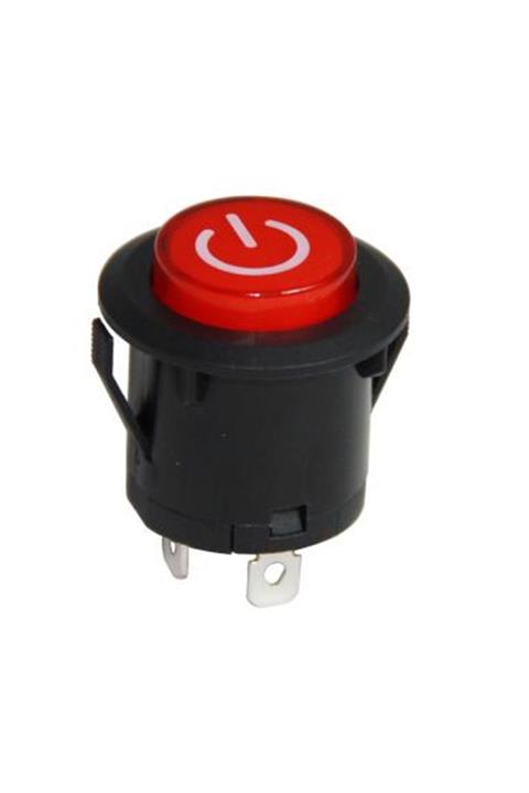 BYTEKNİK Akülü Araba Buton-on/of Kalıcı 26 Mm 1 Adet--76--