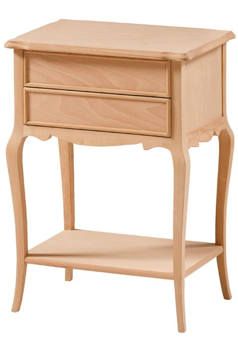 Borsa Mobilya Geniş Lükens Telefonluk Ham Ahşap Boyasız