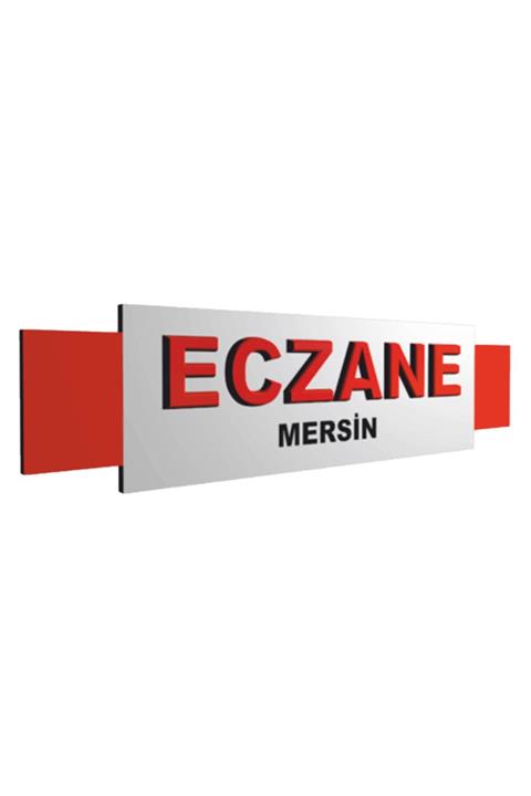 deporeklamtabela Eczane Tabelası 300x100 Cm Kırmızı Kutu Harf Kompozit Işıklı Led