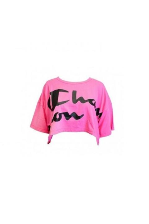 Champion Kadın Pembe  T-shırt 112627-pf005