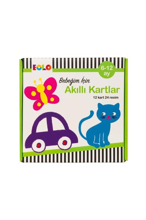 Özlem Toys Bebeğimin Eğitici Ilk Akıllı Kartları 12 Kart (6-12 Ay)