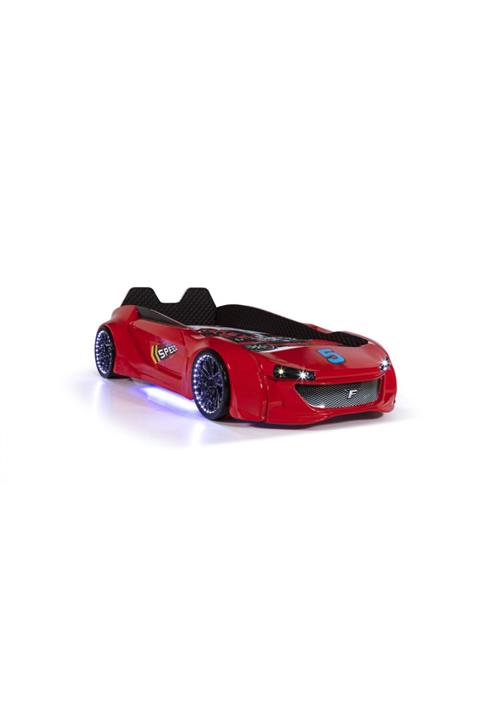 Özel Yapım Arabalı Yatak Kırmızı V8