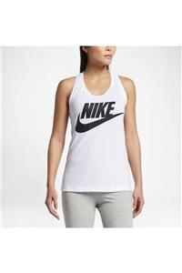 Nike Womens White Black Tank Top Slim Fit  Sportwear