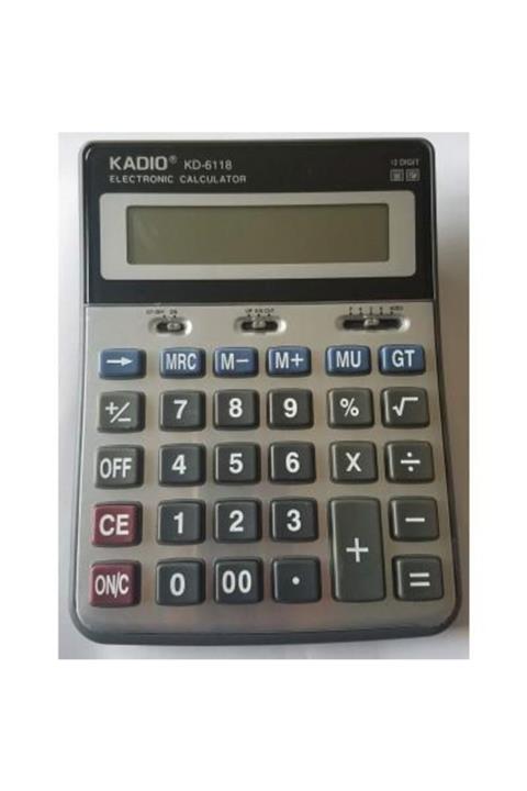 Trendest Kadio Kd-6118 12 Haneli Büyük Boy Hesap Makinesi