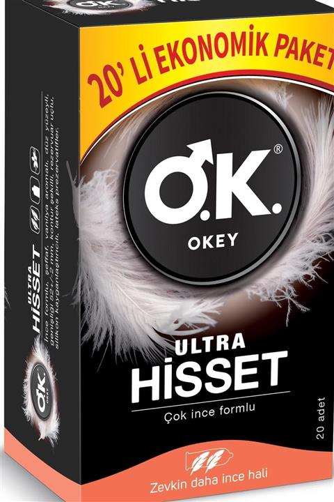 okey prezervatif Okey Ultra Hisset Prezervatif 20'li