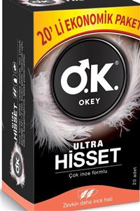 okey prezervatif Okey Ultra Hisset Prezervatif 20'li