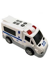 Burnis Toy Toys Şehrin Kırılmazları Sürtmeli 155 Polis Ekip Otosu Fırsat