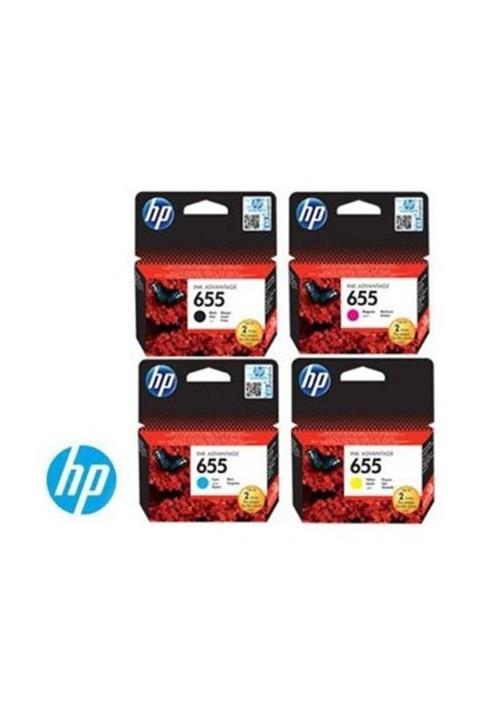 HP 655 ORJİNAL 4 RENK SET KARTUŞ