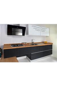 Promasif Ahşap Mutfak Tezgahı Black 18x640x3000