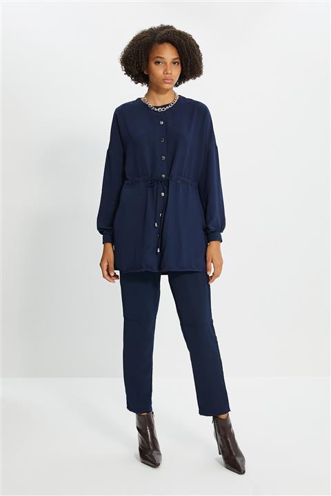 Trendyol Modest Laciverti Bel Detaylı Alt-Üst Takım TCTSS21AU0237