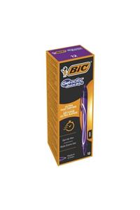 Bic Gelocity Hızlı Kuruyan Jel Kalem 0.7 Mm - Mor (12'li Kutu)
