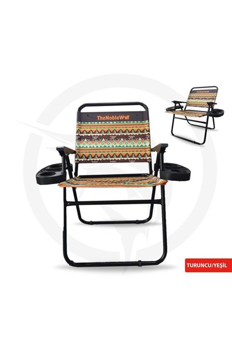 ALKOÇ The Noble Wolf Katlanır Kamp Sandalyesi