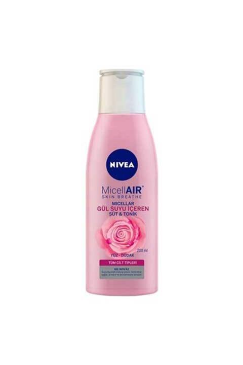 Nivea Micellair Gül Suyu İçeren Süt Tonik Makyaj Temizleme 200ml