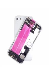 ucuzmi Md Tech Iphone 5s Beyaz Kasa Full Dolu Şarj Soketi Yan Tuş Filimli Flex Film Teknik Servis Ürünü