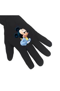 Rowalsi Mickey Mause Bebek Siyah Eldiven Ytktrd748