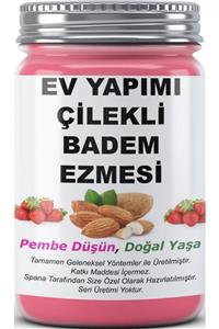 SPANA Çilekli Badem Ezmesi Ev Yapımı Katkısız 330gr