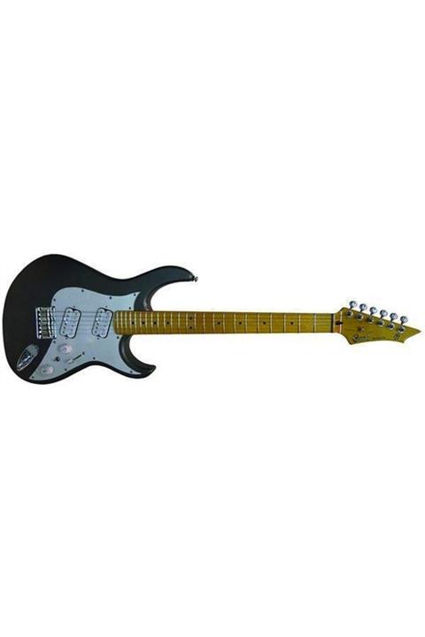 CORT Elektro Gitar Kılıflı, Metalik Gri Satin, Scorpu P