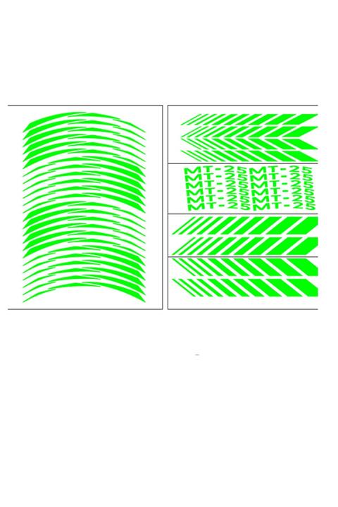 Yamaha Florasan Yeşil Mt-25 Racıng Jant Şeridi