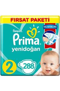 Prima Bebek Bezi Aktif Bebek 2 Beden 4-8 kg 4×72 288 Adet