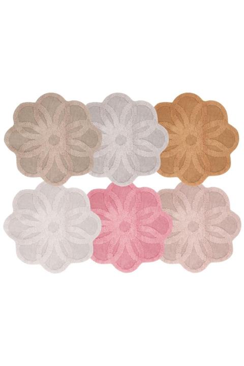 Çeyiz Diyarı Sphere Pamuklu Yuvarlak Banyo Paspası