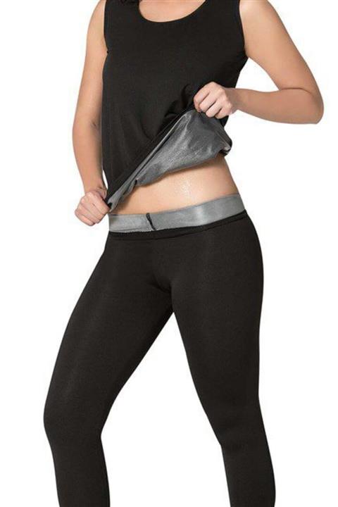 Sistina Kadın Siyah Termal Sauna Tayt