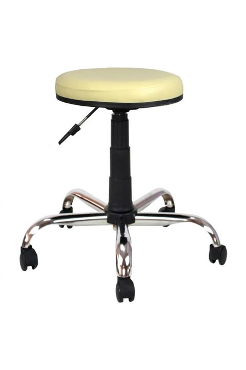 Bürocci Metal Ayaklı Tabure Krem