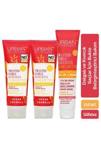 Urban Care Twisted Curl Hibiscus & Shea Butter Serisi 3'lü Set - Sülfatsız