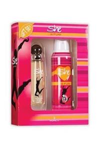 She Fun Edt 50 Ml Kadın Parfüm 150 Ml Deodorant Seti