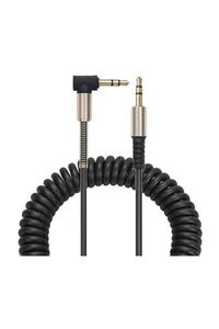 Bludfire 3.5 MM L Tipi Uyumlu Spralli Audio Aux Kablo