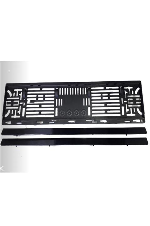 S&E TASARIM Siyah Standart Oto Plakalık