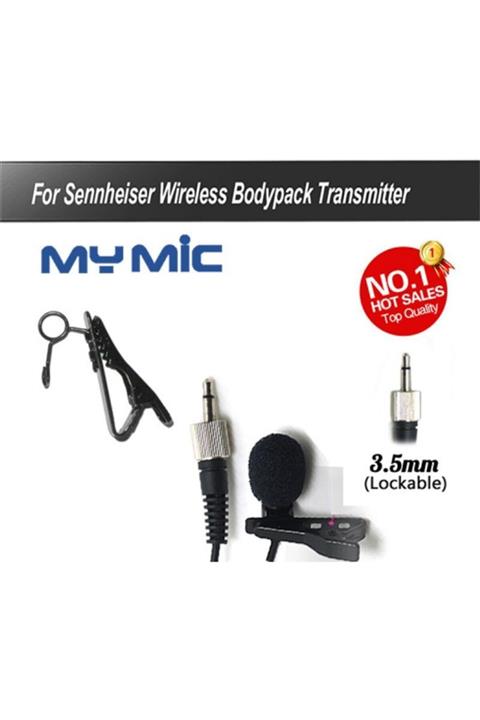 Dsound Yaka Mikrofonu 3.5mm Famale-screw Jack(sennheiser Type)mono Sl-201b