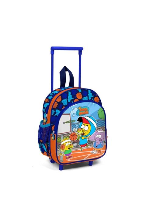 Kral Şakir Basketbol Baskılı Tekerlekli Anaokulu Çantası