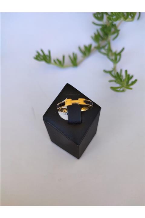 Bijuterium Zarif Zirkonlu Hrms Model Çelik Yüzük