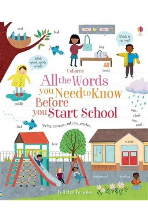 Usborne All The Words You Need To Know Before School