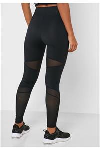 NIKKEN Nike Pro Luxe Leggings Mesh Mix Kadın Tayt - Siyah