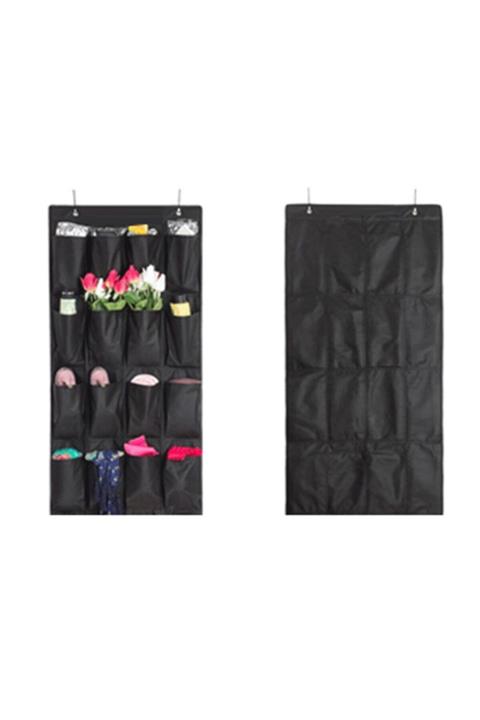 Go İthalat Siyah16 Cepli Kapı Arkası Çok Amaçlı Organizer