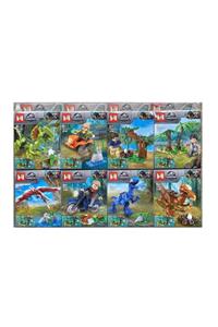 elife Es2019 Lego Seti Jurrasic World Jurrassic Park Dinozor Serisi 8 Set Bir Arada