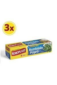 Koroplast Buzdolabı Poşeti Küçük Boy 40 Lı 20x30 Cm X 3 Adet