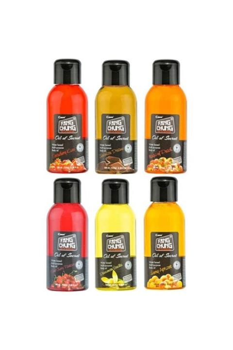 Fang Chung Yenilebilir Masaj Yağı 6 Aroma Set
