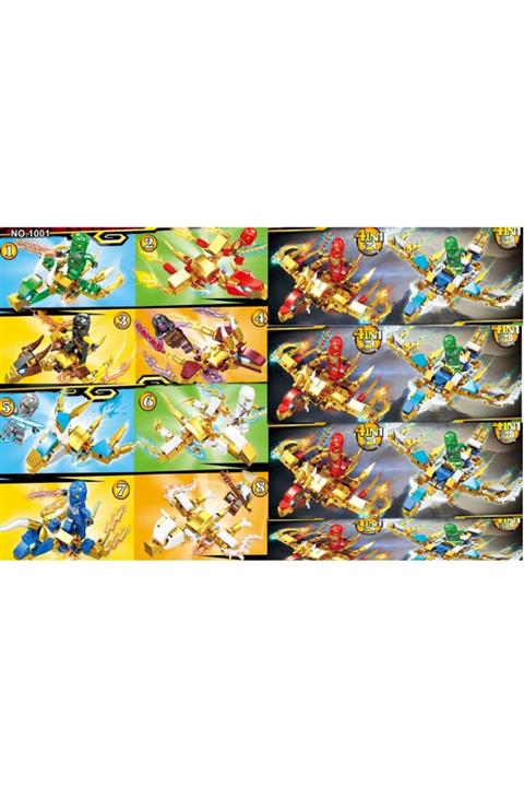 Legoedly 8 Adet Ninjago Ejderha (Dragon) Serisi Lego Uyumlu Görsel Ile Aynıdır.8 Li Set